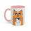 Thumbnail: Unique Gift for Coffee Lovers, Cat Lovers, Cute Ceramic Mug