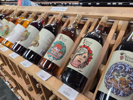 Great local wine selection at Smooth Endings
