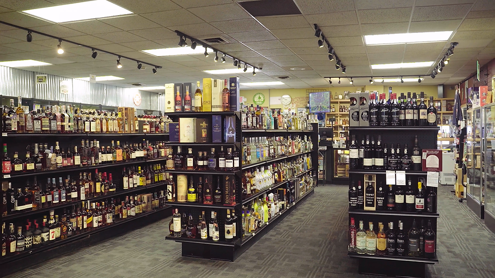 wide selection of alcohol at Smooth Endings