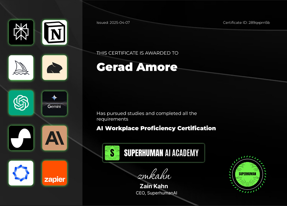AI Workplace Proficiency Certification