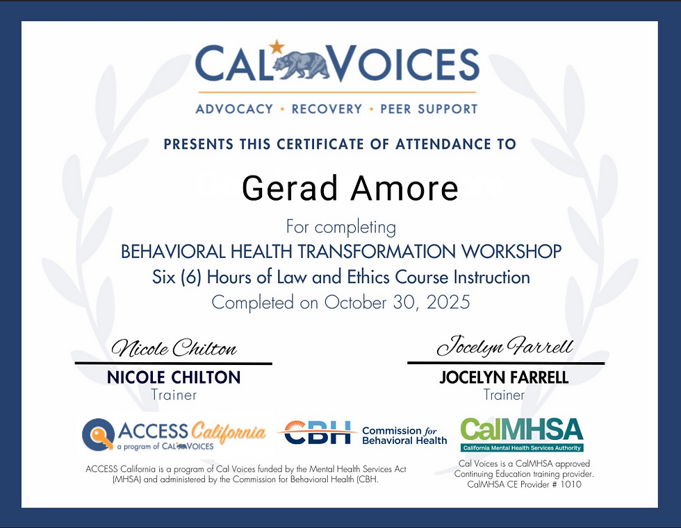 Behavioral Health Transformation Workshopation
