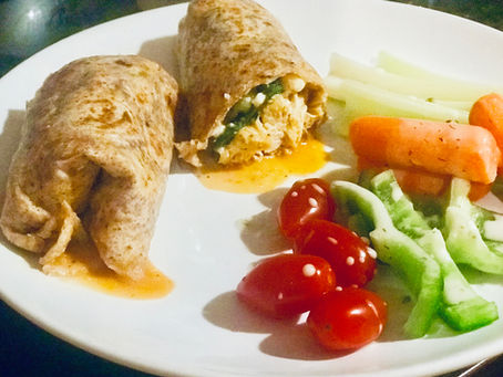 Easy Buffalo Chicken Wraps