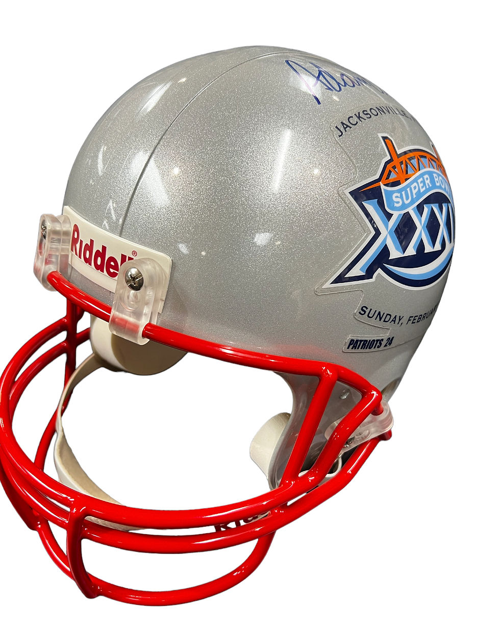 New England Patriots - Adam Vinatieri Signed Super Bowl Helmet