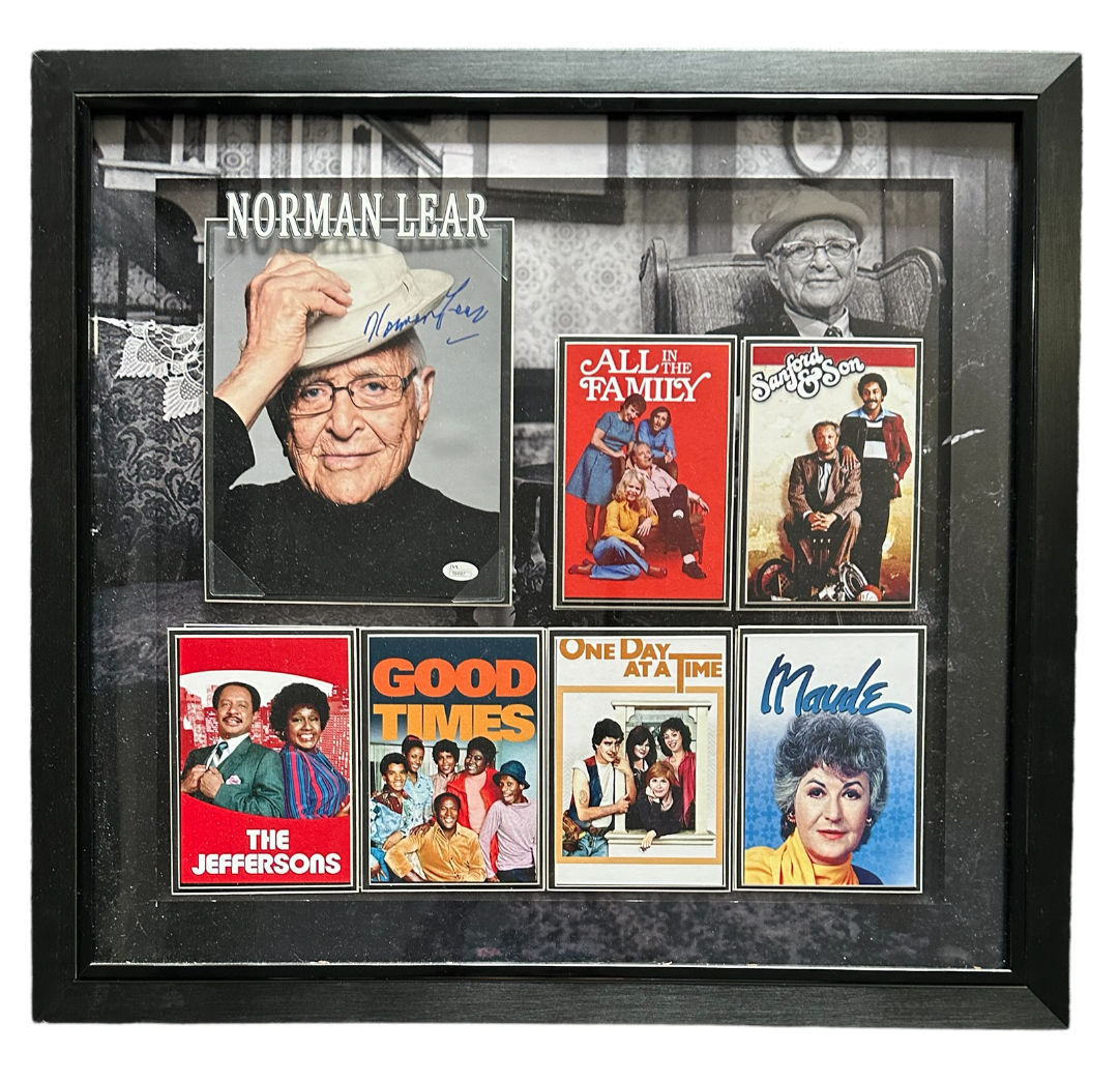 Norman Lear Autographed - His 1970's starting Hit TV series