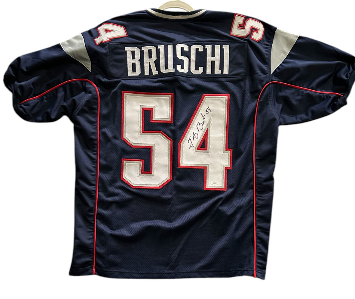 New England Patriots - Tedy Bruschi Autographed Jersey
