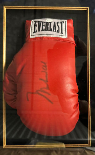 Muhammad Ali picture, Autographed Glove Ticket 1960 Olympics