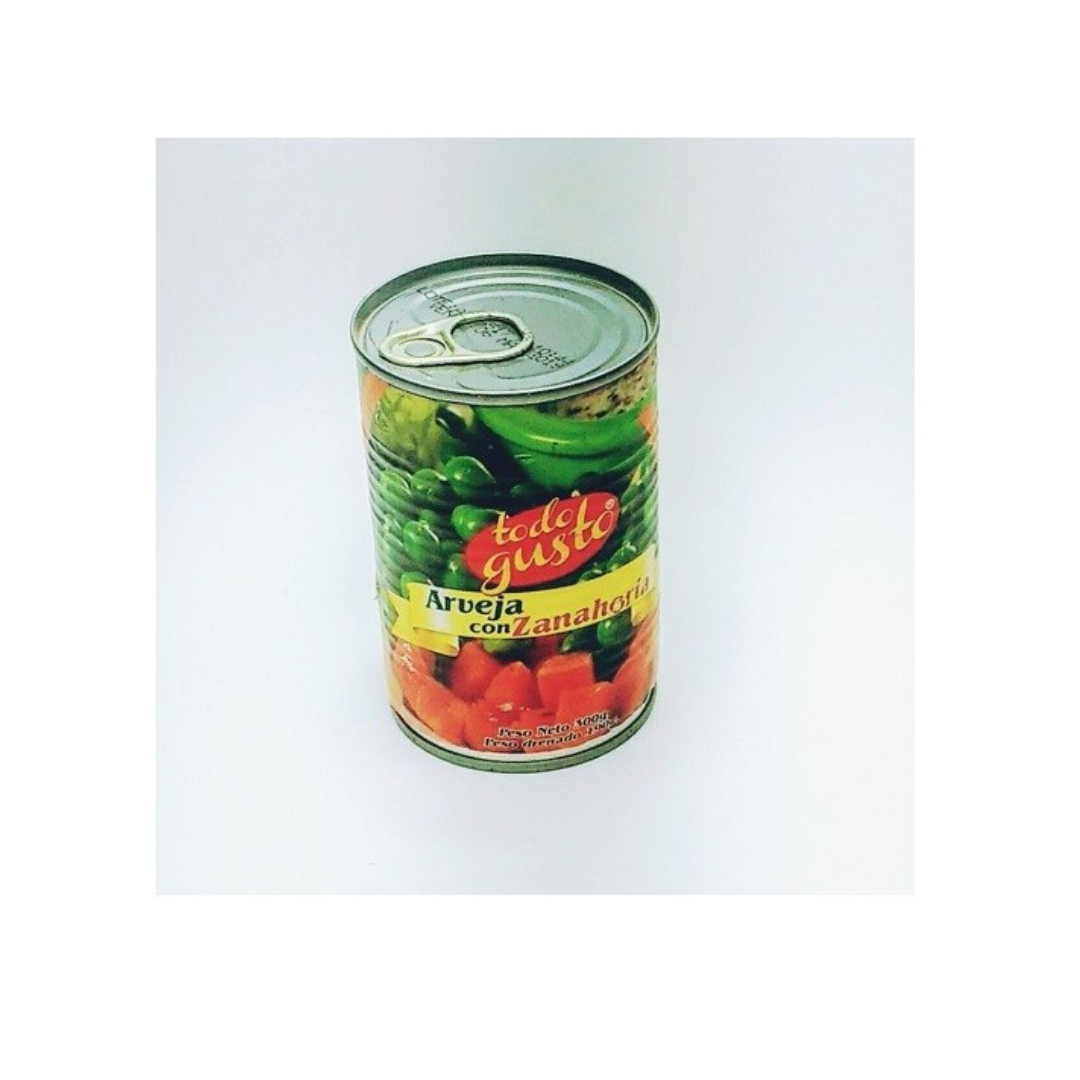 ARVEJA CON ZANAHORIA TODO GUSTO *300GRS