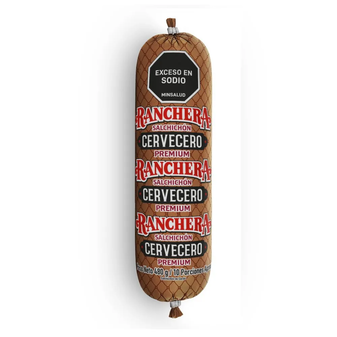 SALCHICHON CERVECERO RANCHERA *480G