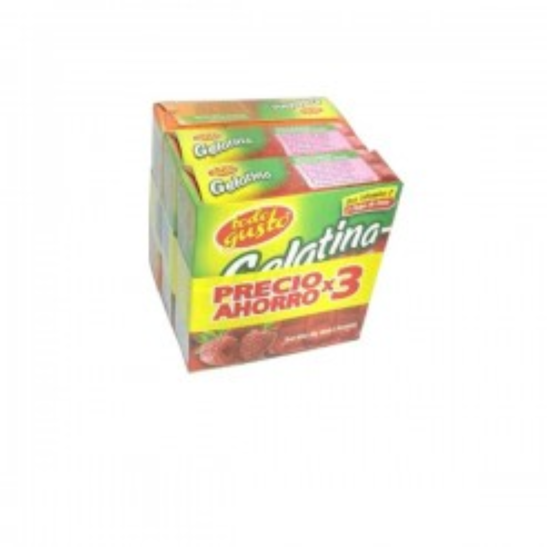 GELATINA TODO GUSTO X 3