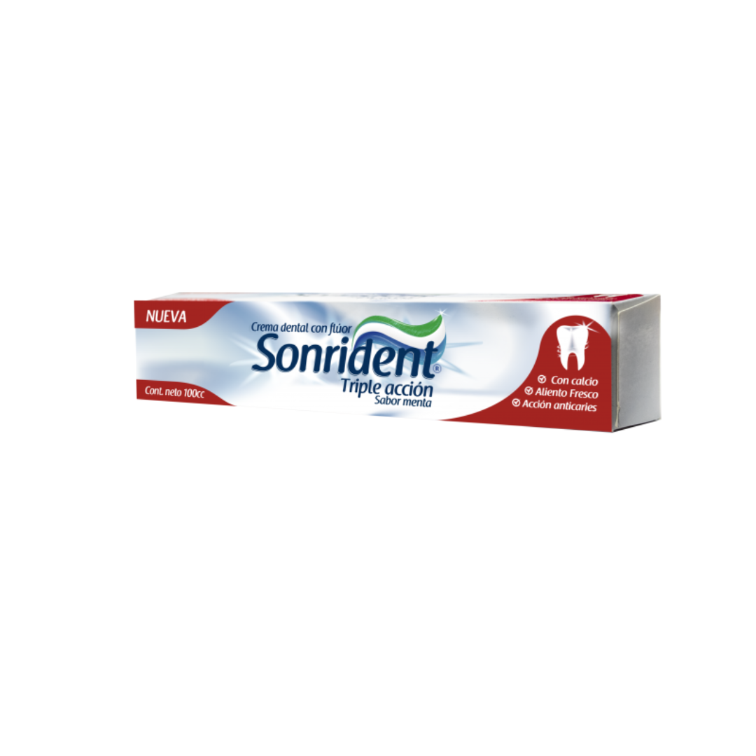 CREMA DENTAL SONRIDENT T.A *100GRS