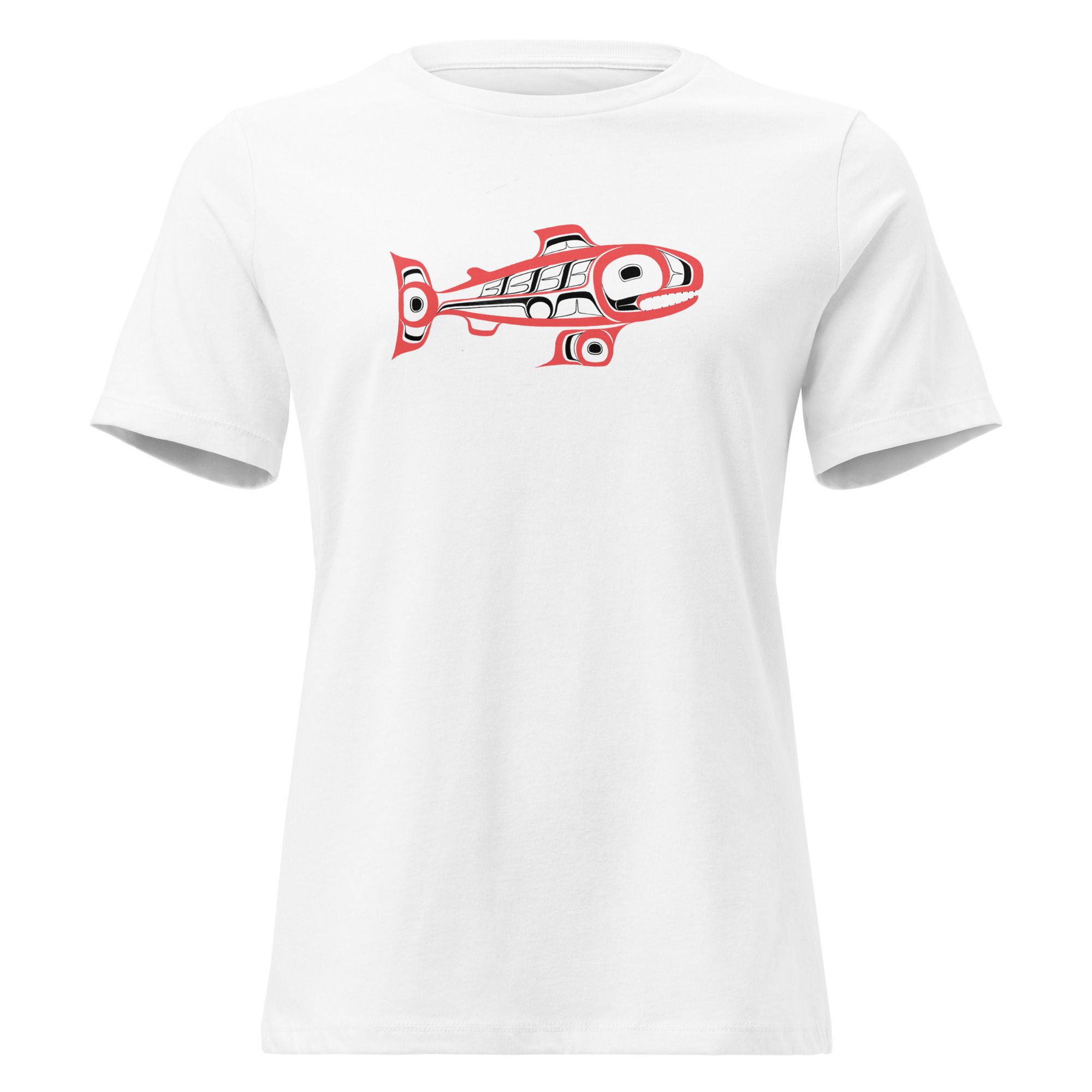 Salmon - Women's Relaxed Crew Neck