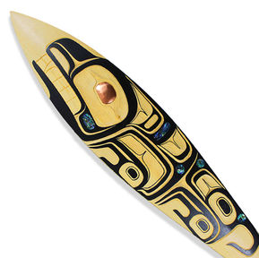 Haida Native American Art - Paddle by Everett Athorp