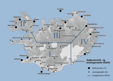 Lendingarstaðir á Íslandi