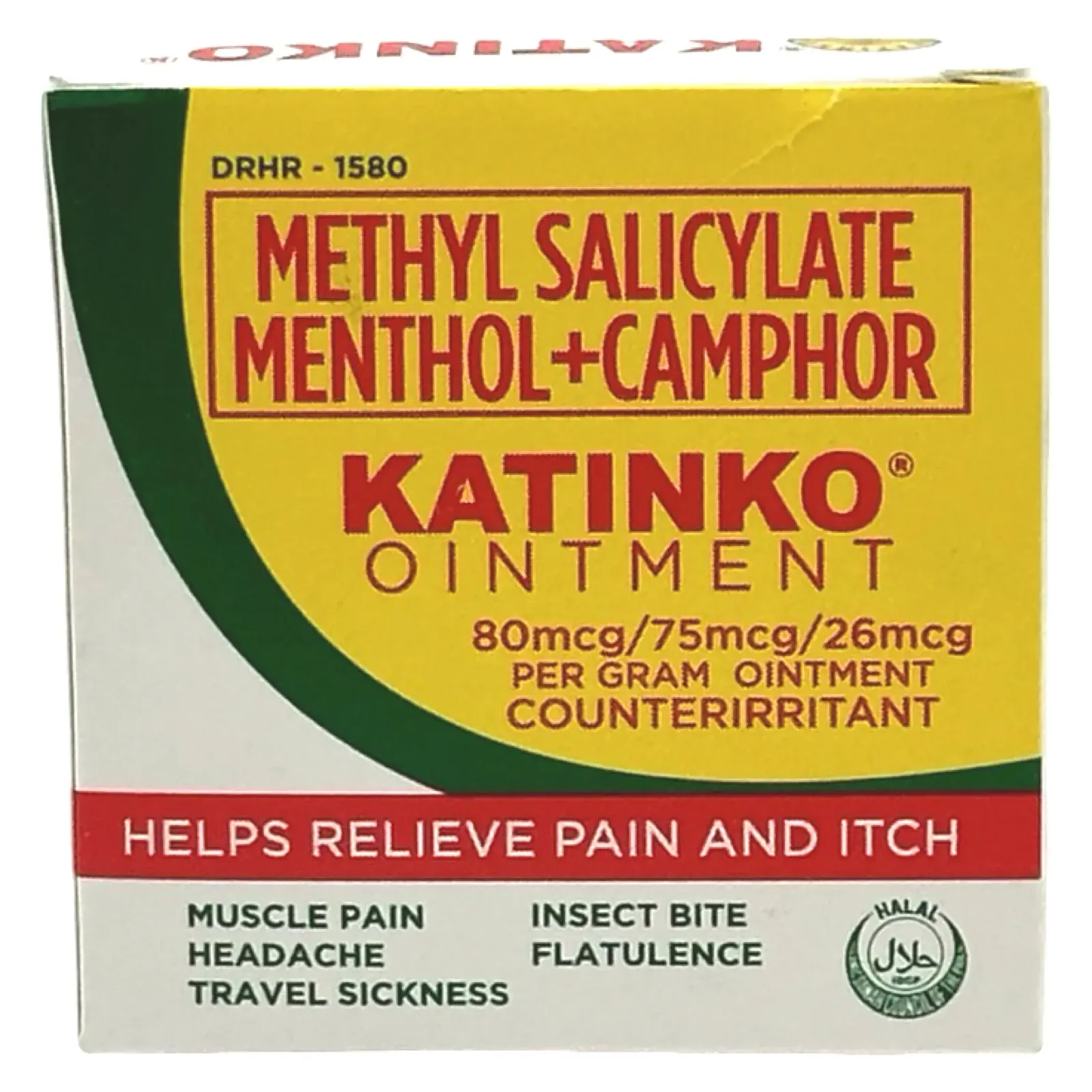 Katinko Ointment - Methyl Salicylate Menthol + Camphor - 10 G (Small)