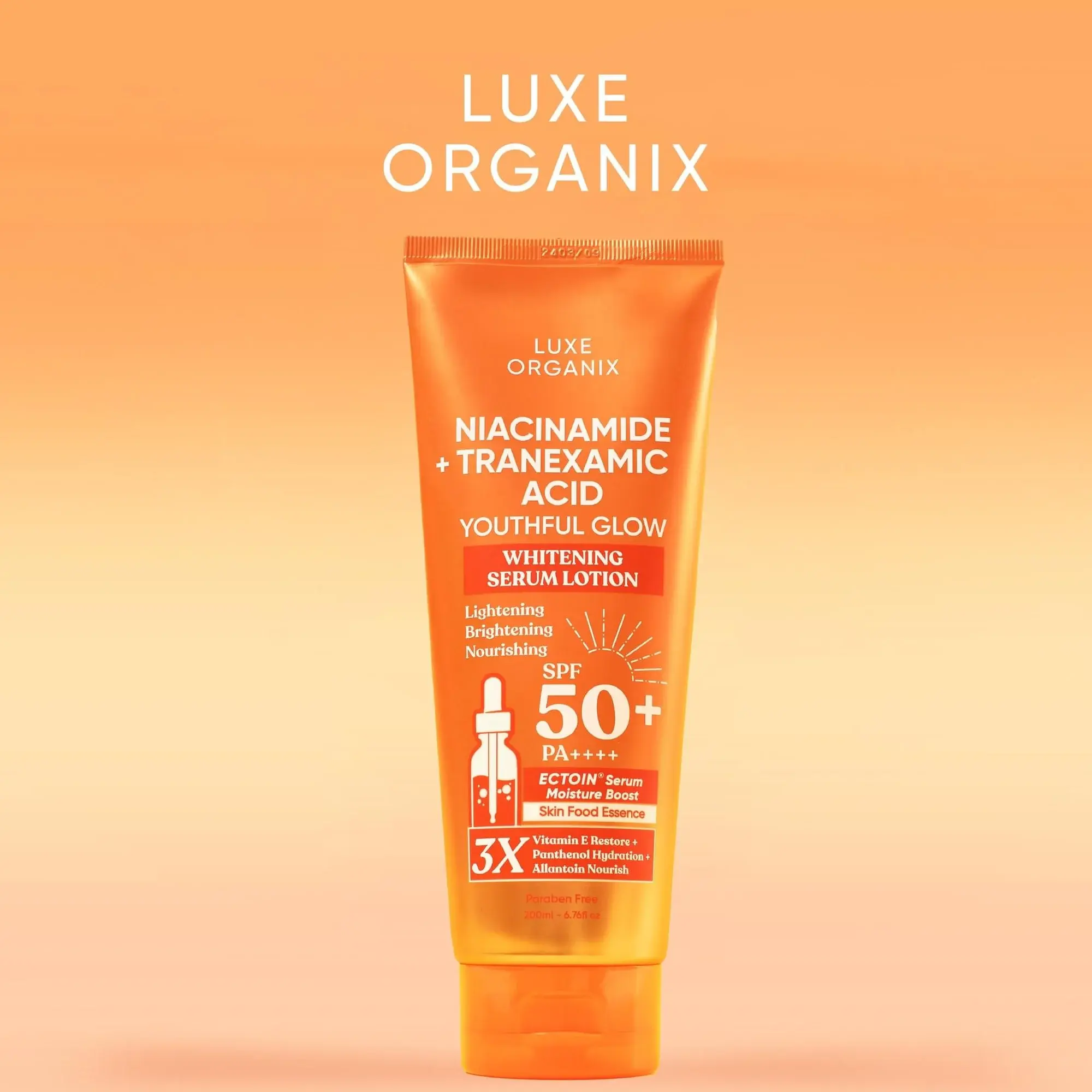 LUXE ORGANIX Niacinamide + Tranexamic Acid Lotion