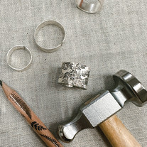 Handmade silver ring