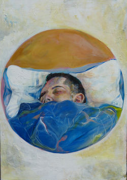 Nevena Pavlovic 'U snu 2', 100x70cm, akril na platnu, 2016.