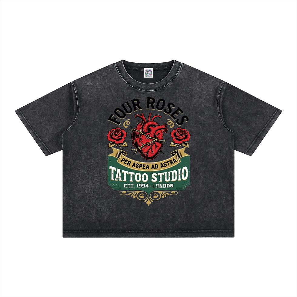 Thumbnail: Mineral Wash Boxy Cotton T-Shirt