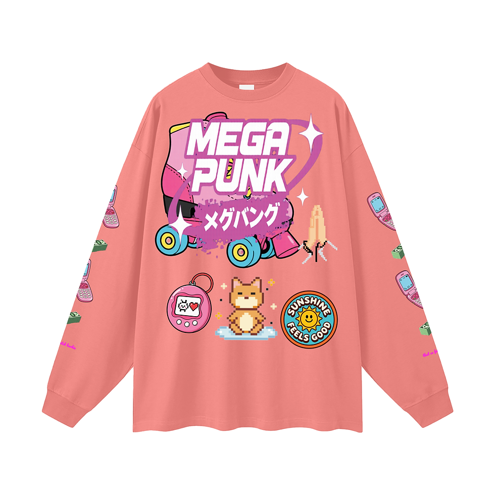 Thumbnail: Oversized Unisex Long Sleeve T-Shirt