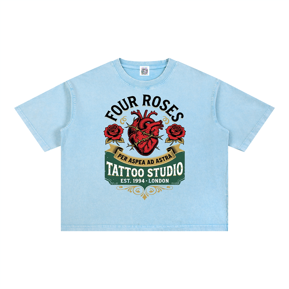 Thumbnail: Mineral Wash Boxy Cotton T-Shirt