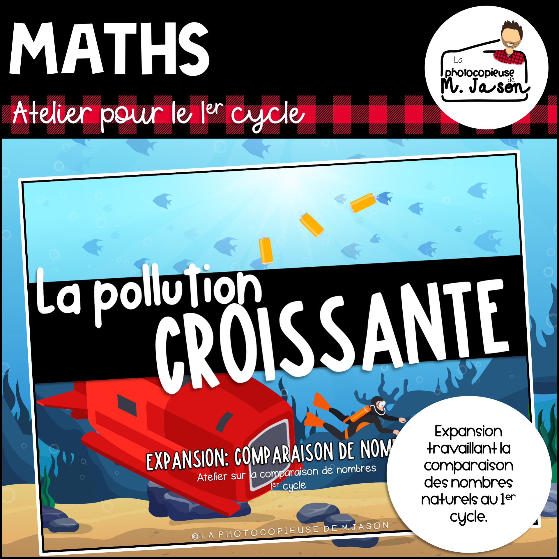 Atelier maths: La pollution croissante - Expansion comparaison