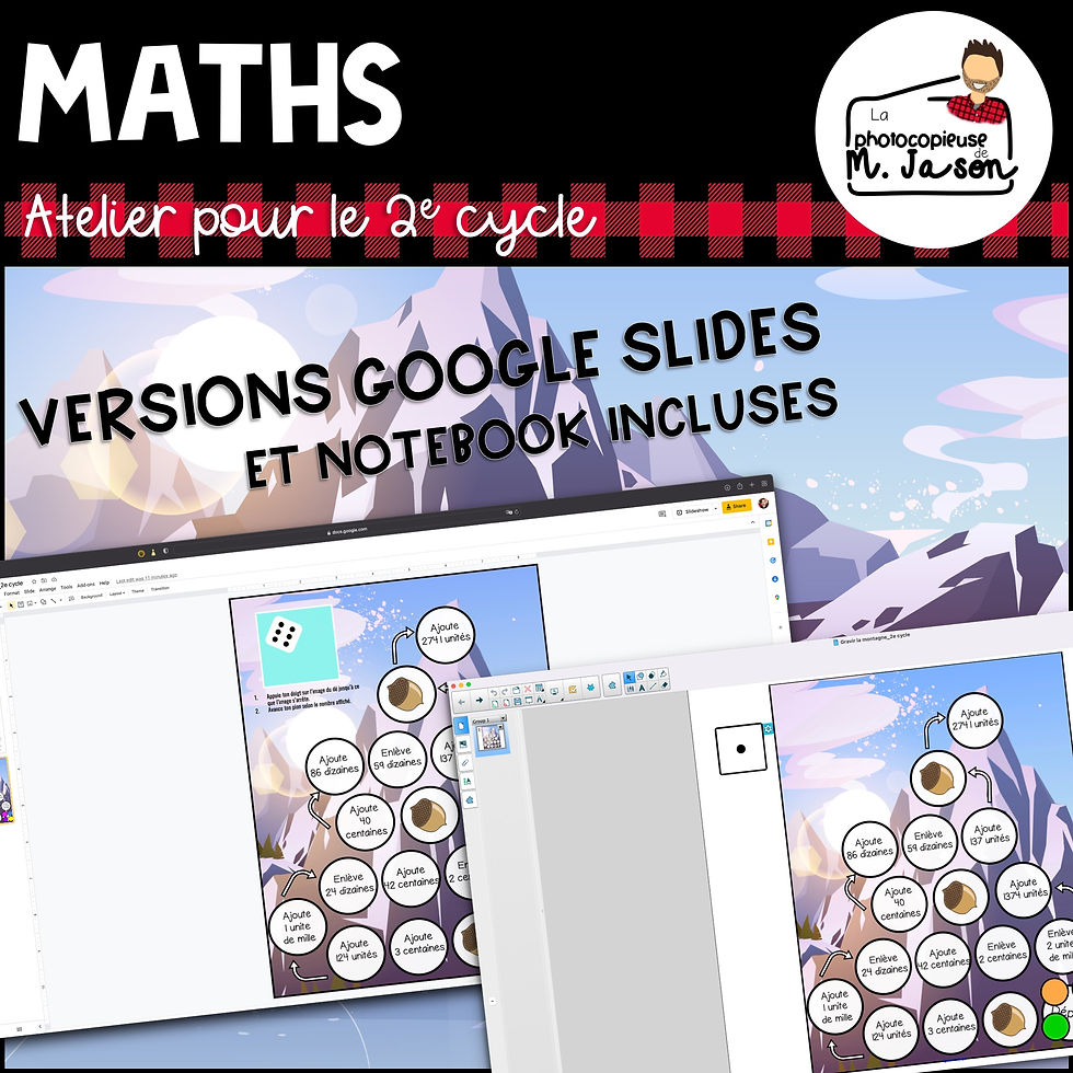 Miniature : Atelier maths: Gravir la montagne