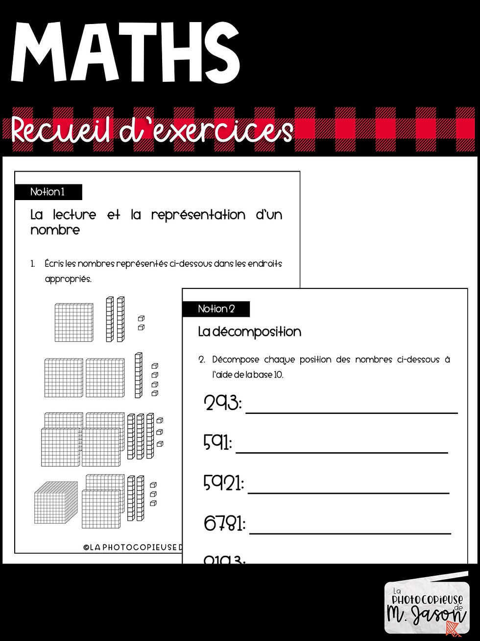 Miniature : Maths: Recueil d'exercices // 2e cycle