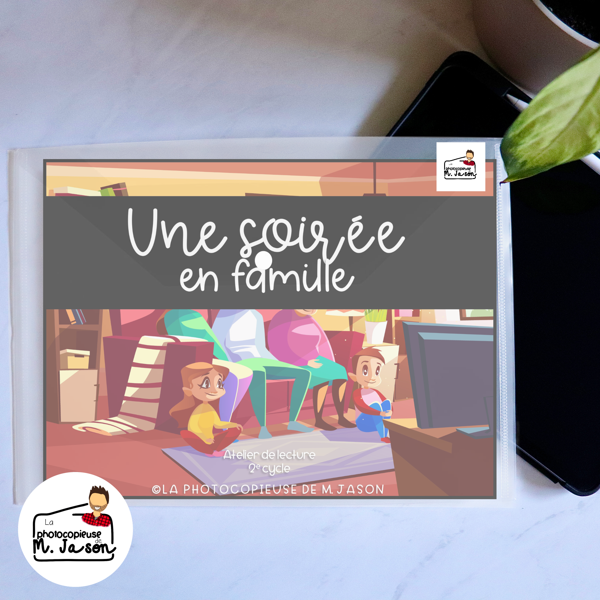 Atelier de lecture: Une soirée en famille