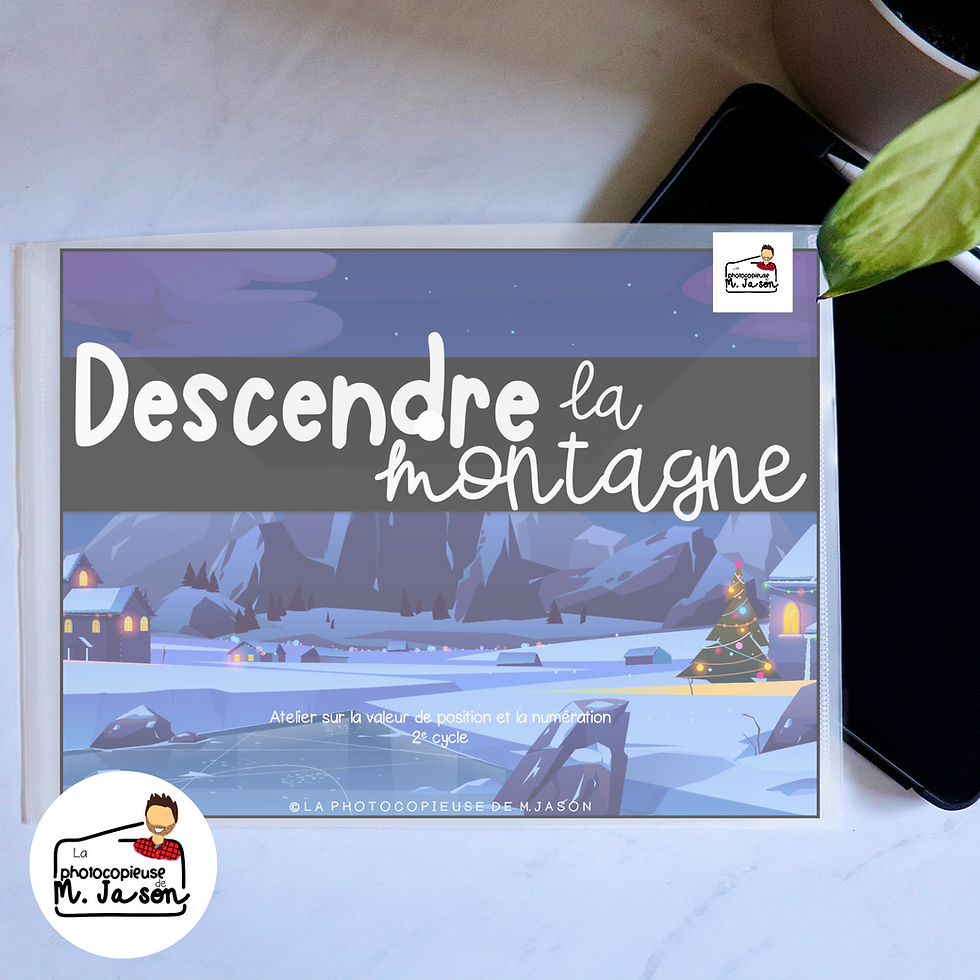 Atelier maths: Descendre la montagne