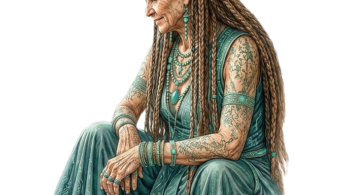 Grand-mère de Lyra, oracle égyptienne