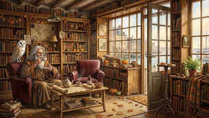 Silas et Augure dans la Librairie du Vieux-Port en octobre