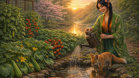 Le Carnet des Jardins de Kaia — Juillet 2026 : Récoltes, Chaleur et Discipline de l'Eau