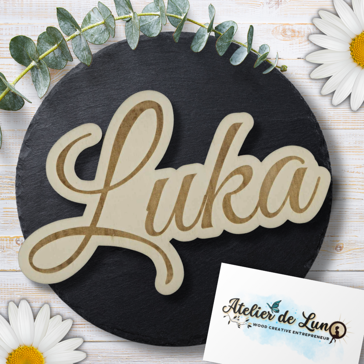 PLAQUE DE PORTE PRENOM