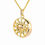 Thumbnail: 18K Gold Plated Vintage Sun and Moon Necklace, Cassiopeia