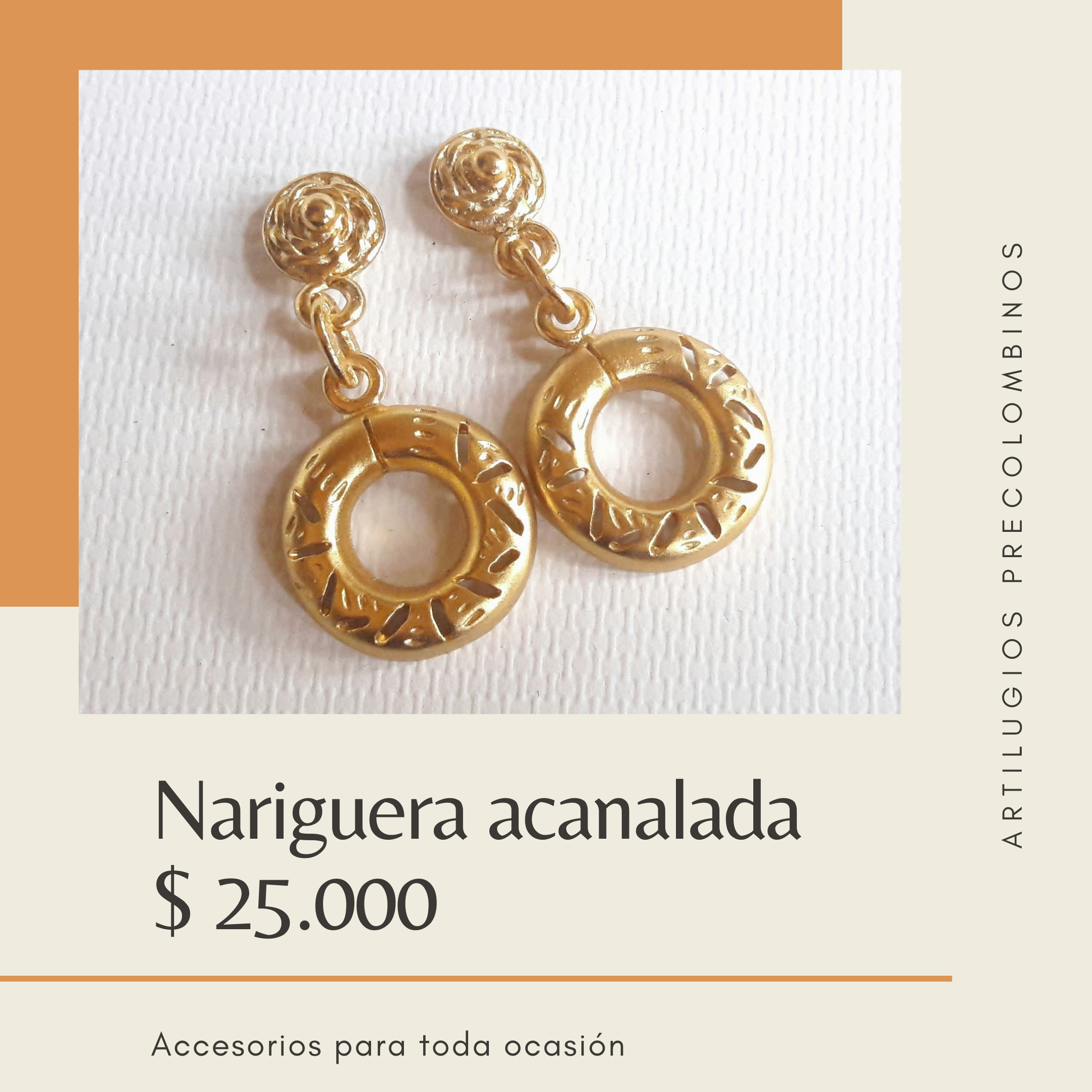 Nariguera acanalada