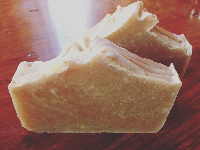 Frankincense soap! Healing recipe for sensitive skin! Made with #turmeric and vitamin E oil. Will be