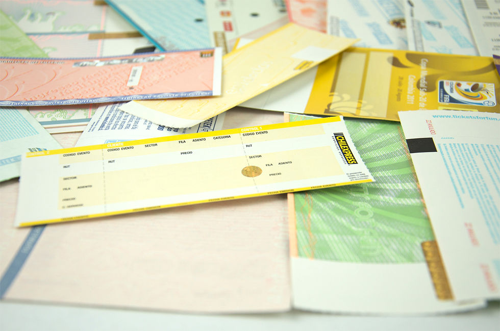 Tickets espectáculos