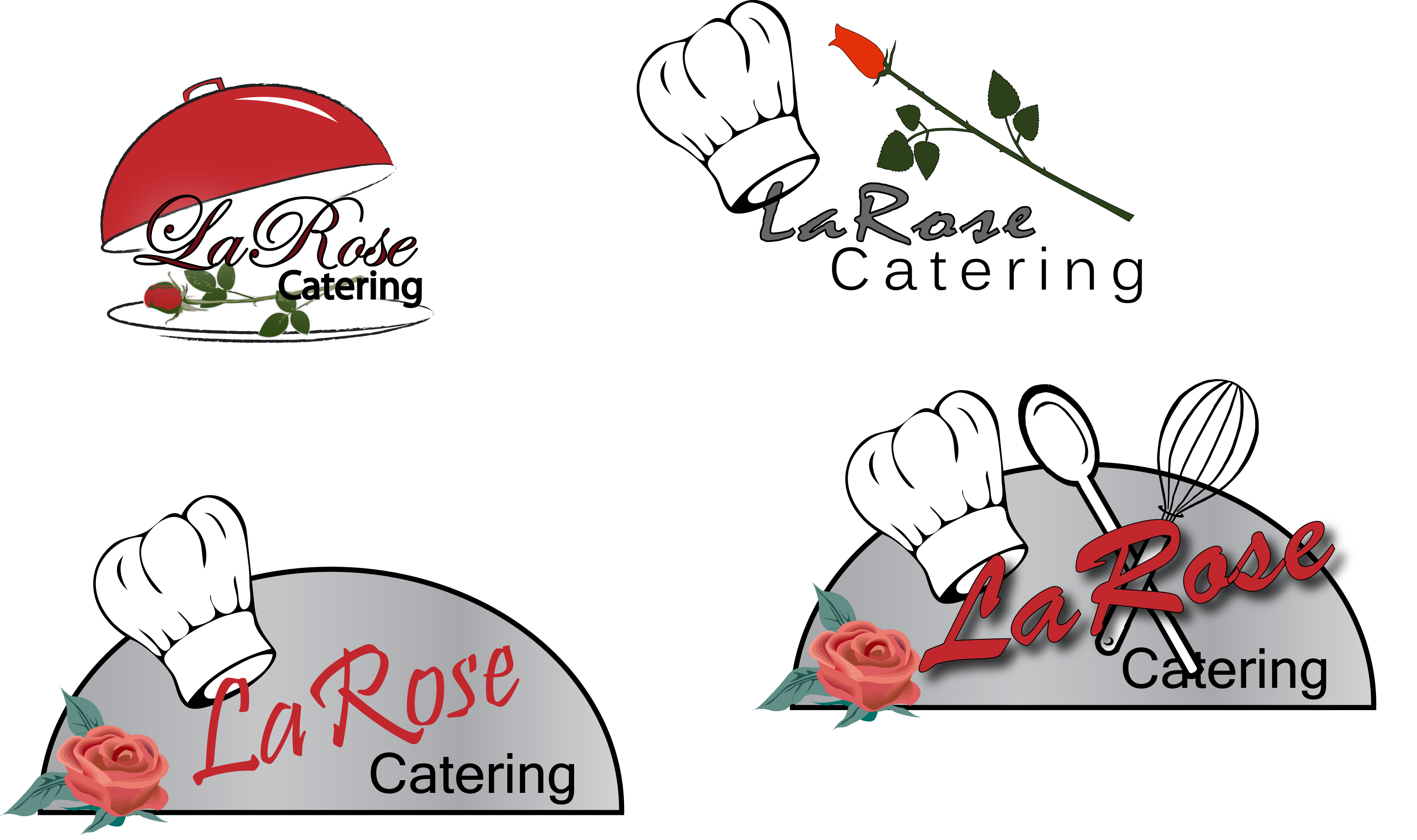 LaRosa Catering Logo Options