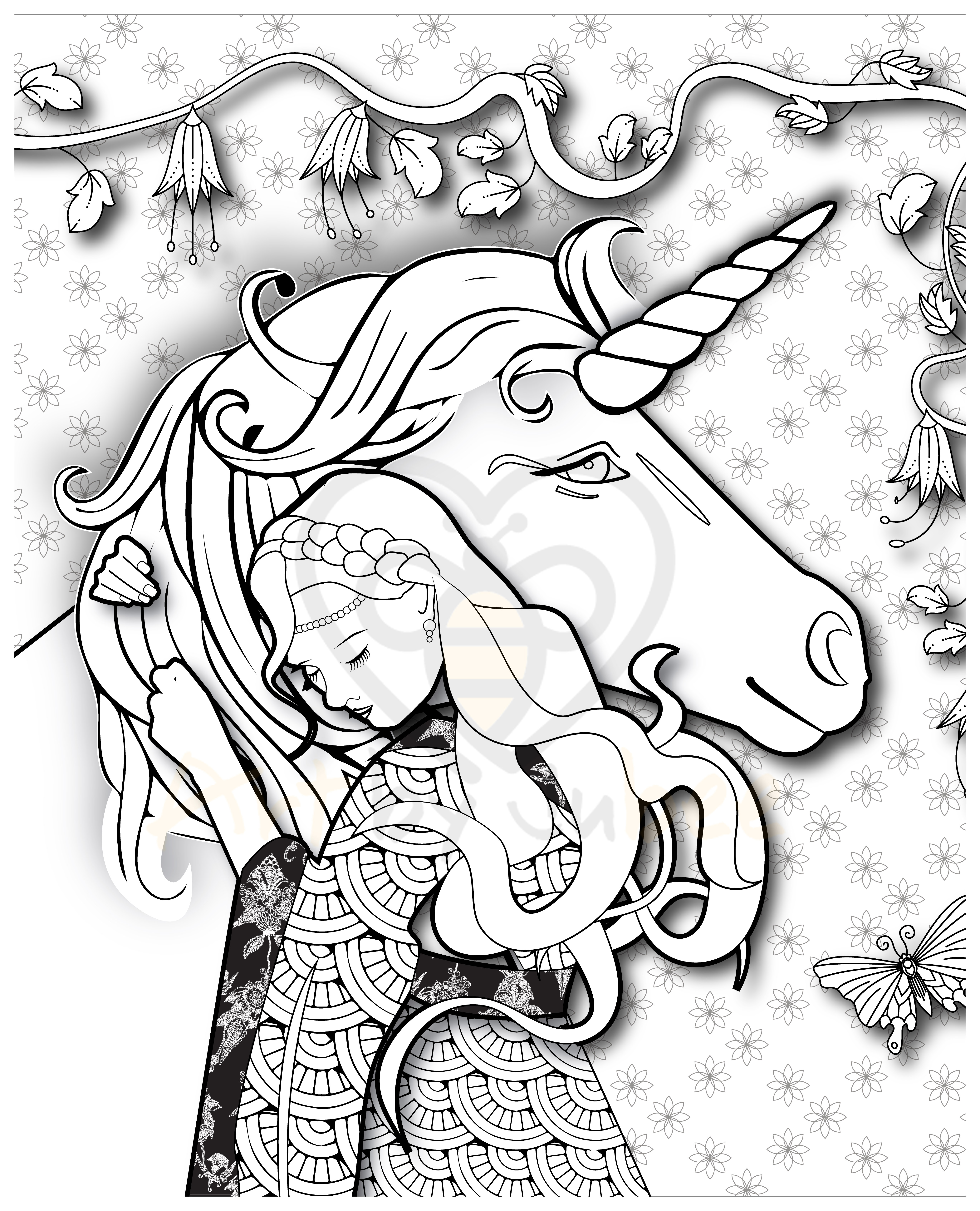 Coloring Image for Book