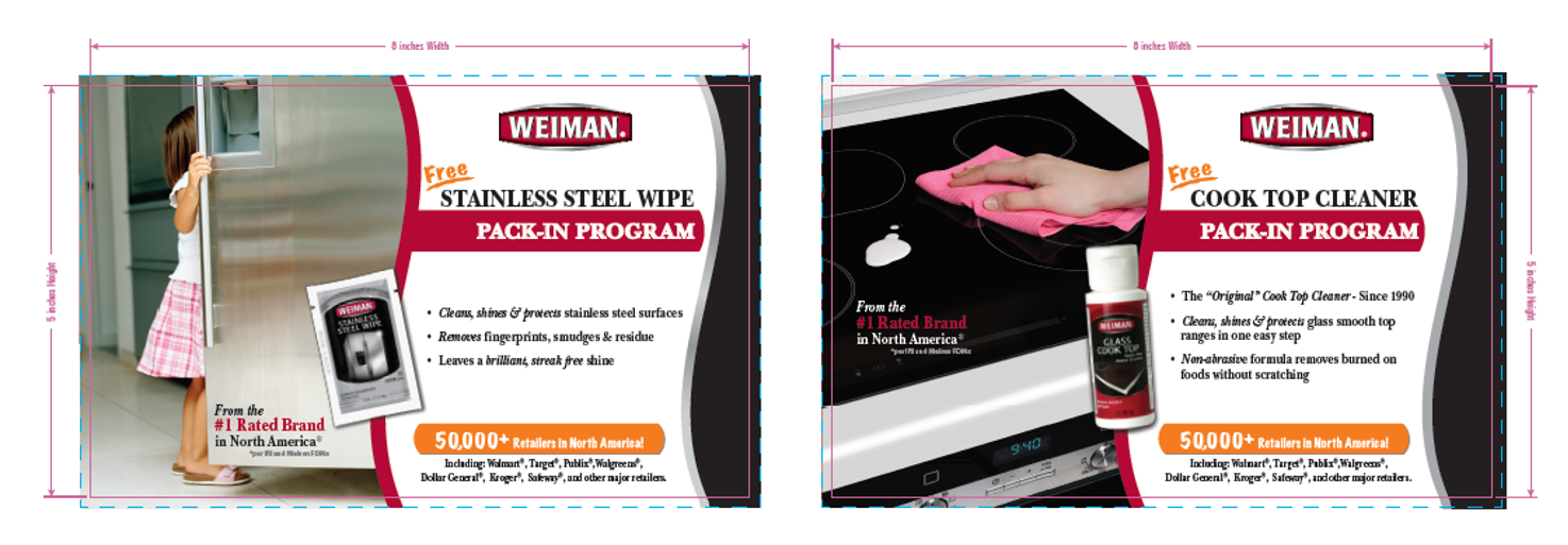 Weiman Product Sample Insert
