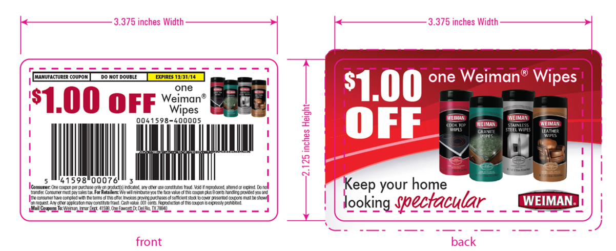 Weiman Coupon Card