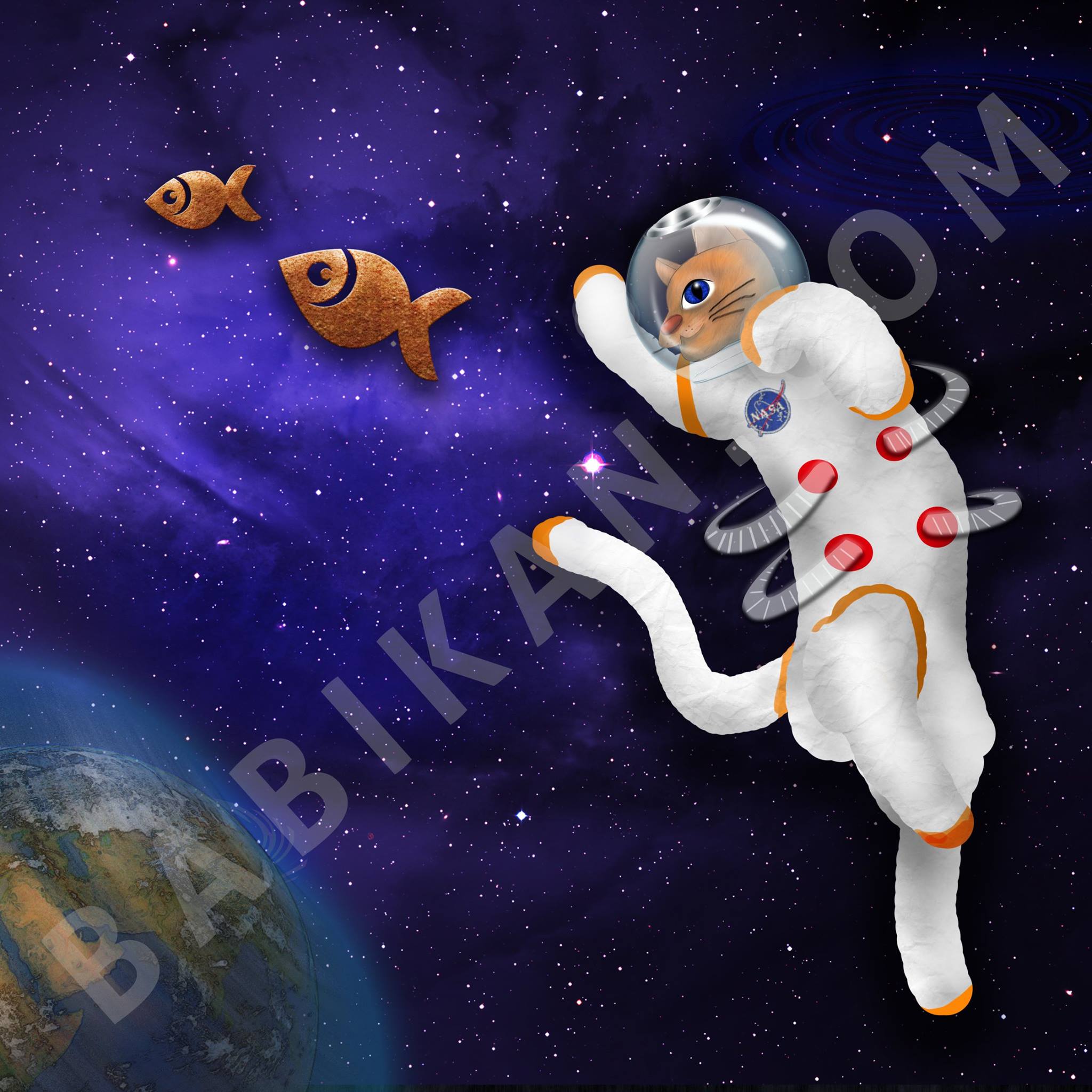 Quirky Catstronaut