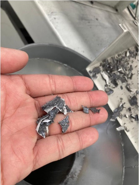 Shredded PV materials