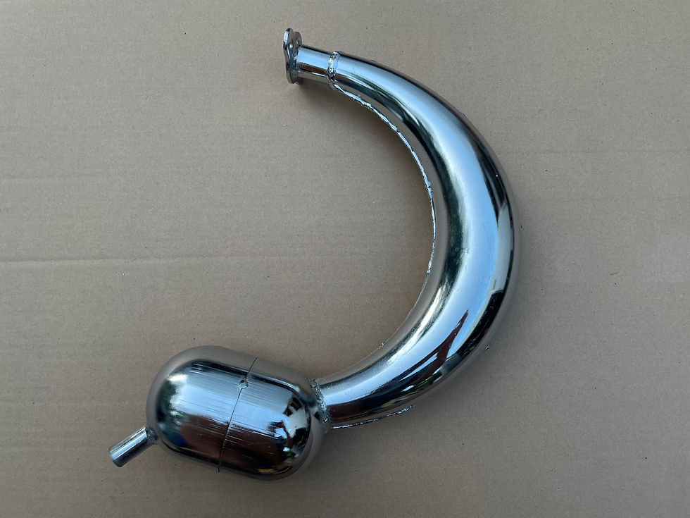 Performance Banana Expansion Chamber Pipe (For 80cc/100cc)