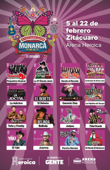 Monarca Fest Zitácuaro 2026: La feria más grande del oriente de Michoacán