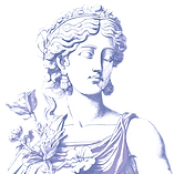 a statue of woman with earrings holding
