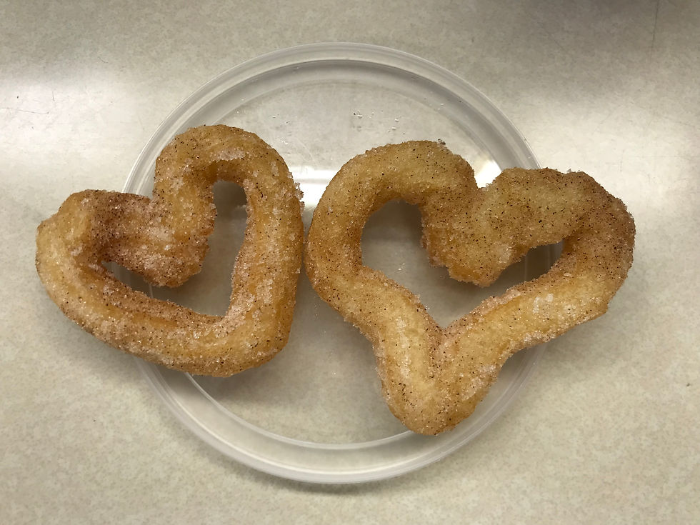 Heart Shaped Churros