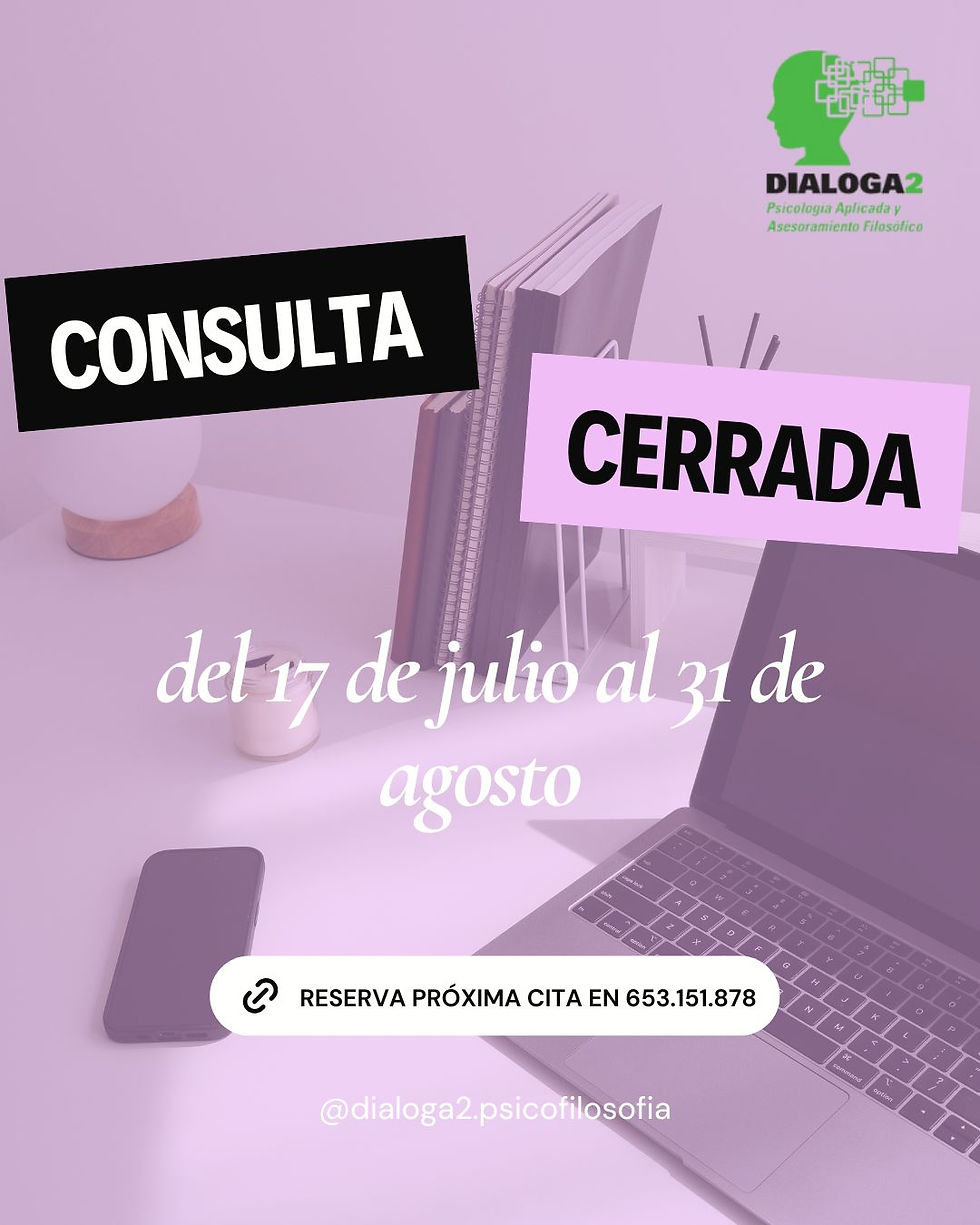 Volvemos a consulta a la vuelta de vacaciones
