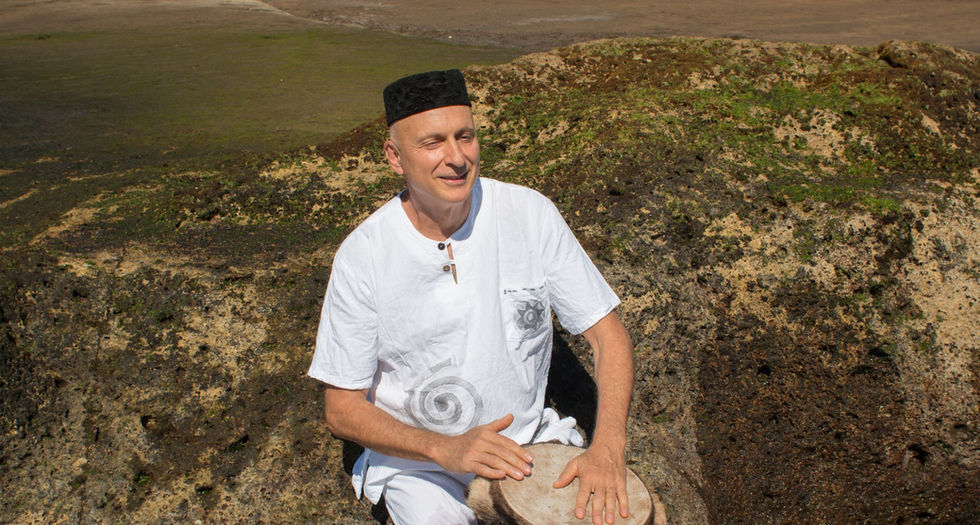 Stefan Lenz am trommeln
