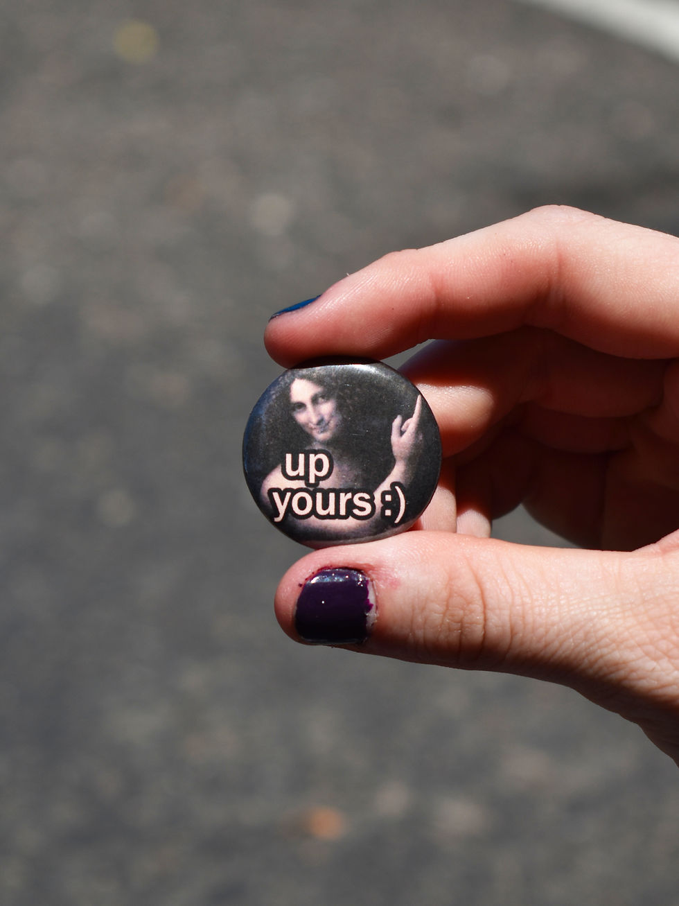 Thumbnail: Up Yours (Button)